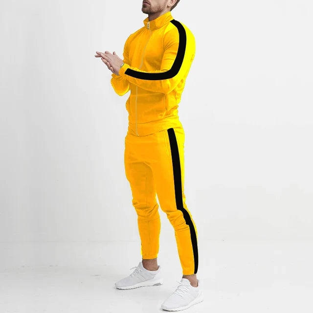 Men's Tracksuit with Stripes – Comfortable & Stylish