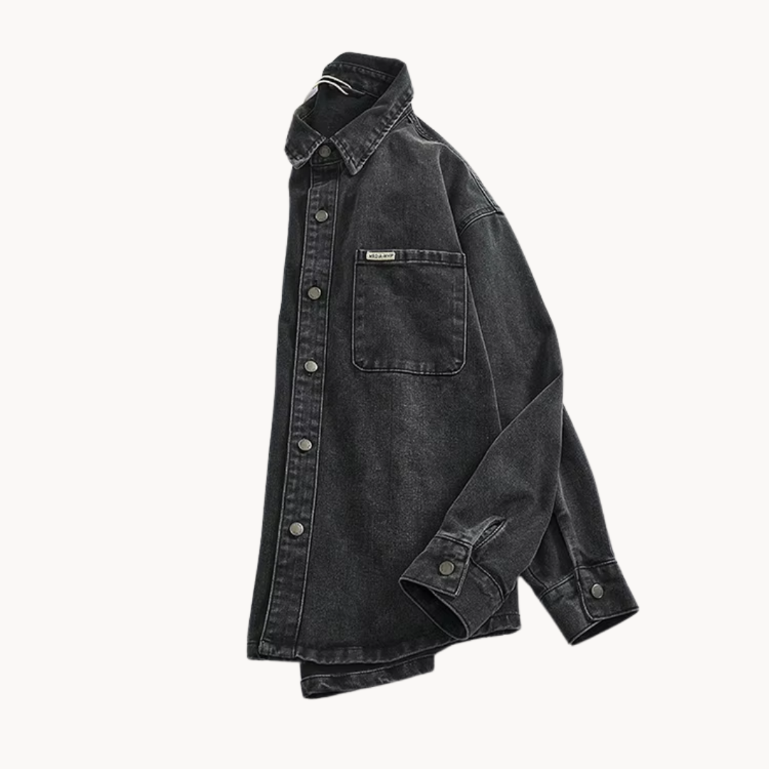Bronco Denim Shirt – Western Work Shirt