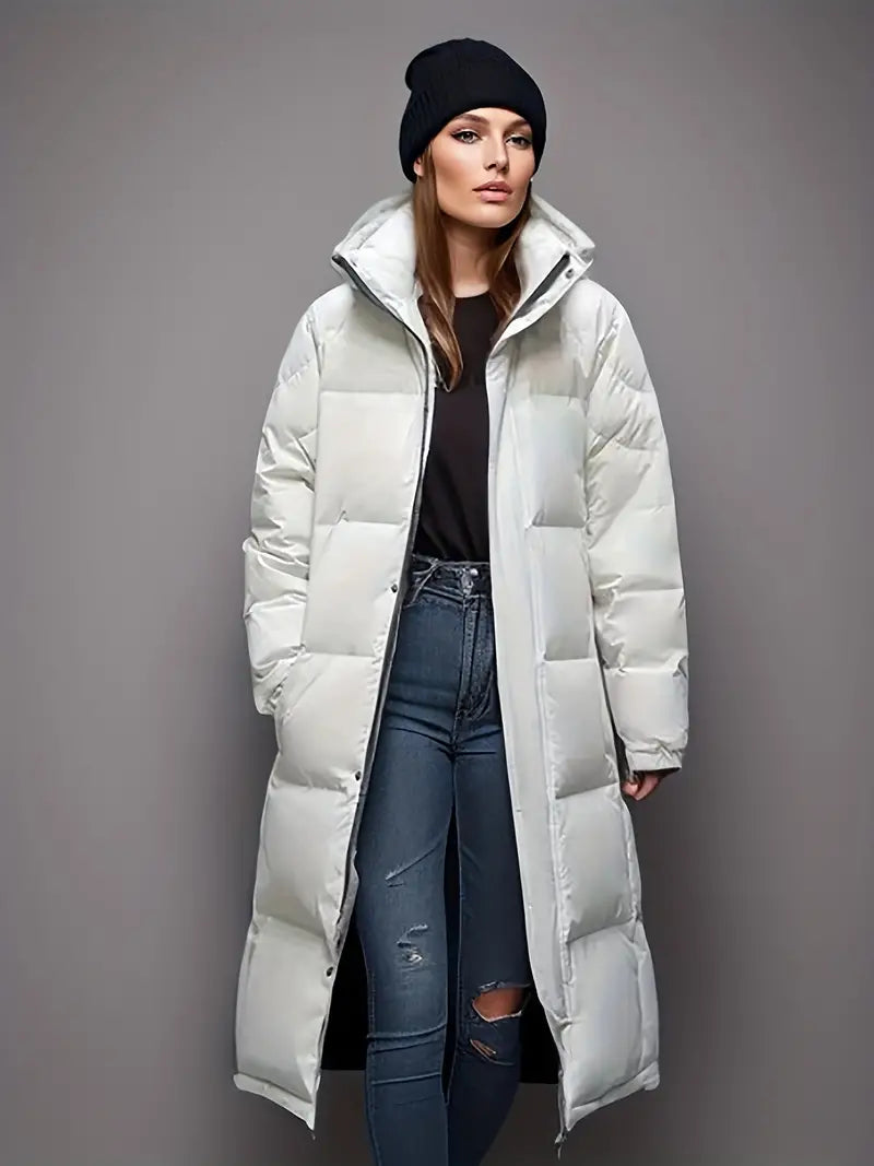 Lange Winterparka voor Dames – Warm & Stijlvol voor de Winter