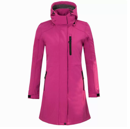Lange Waterdichte Regenjas met Capuchon voor Dames – Outdoor & Comfortabel