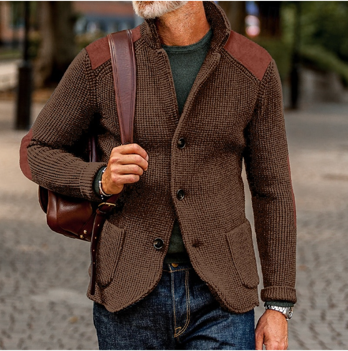 Heren Cardigan Trui voor Herfst en Winter – Warm en Stijlvol