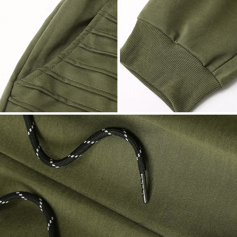 Heren Joggingbroek met Geribde Boorden – Comfortabel & Stijlvol