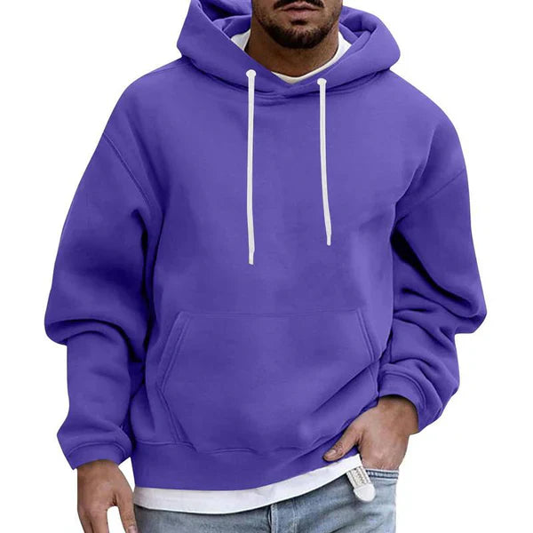Men's Hoodie with Hood and Pockets in Comfort Fit