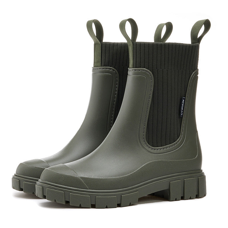 Regenstiefel – Wasserdicht mit rutschfester Sohle, perfekt für Regenwetter