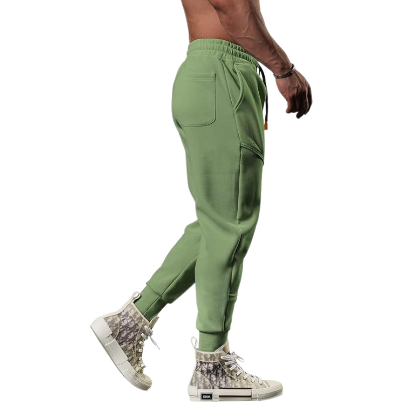 Lichtgewicht Fleece Joggingbroek Heren – Cargo Design – Tapered Pasvorm
