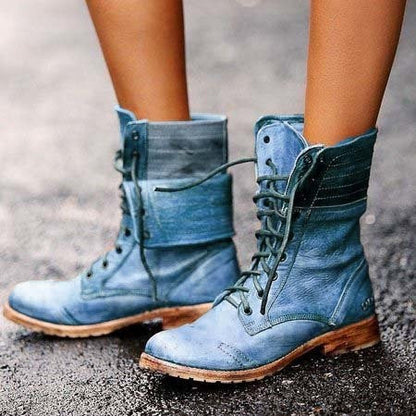 Women's Lace-up Boots – Urban Ankle Boots with Classic Look