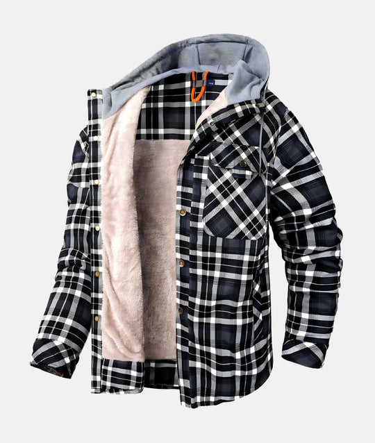 Kariertes Flanell Herrenjacke – Lässig & Modern für den Winter