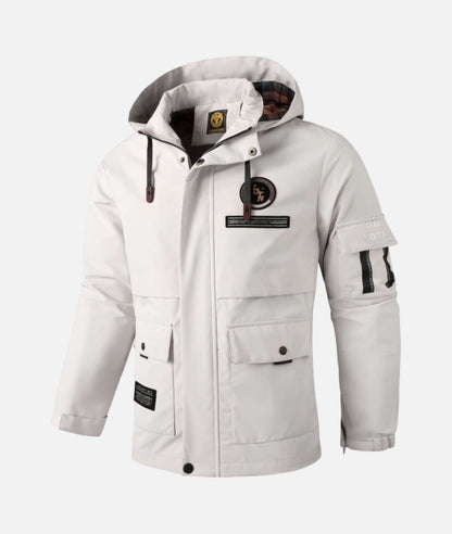 Wind- en Waterdichte Herenjas met Capuchon – Voor Lente & Herfst