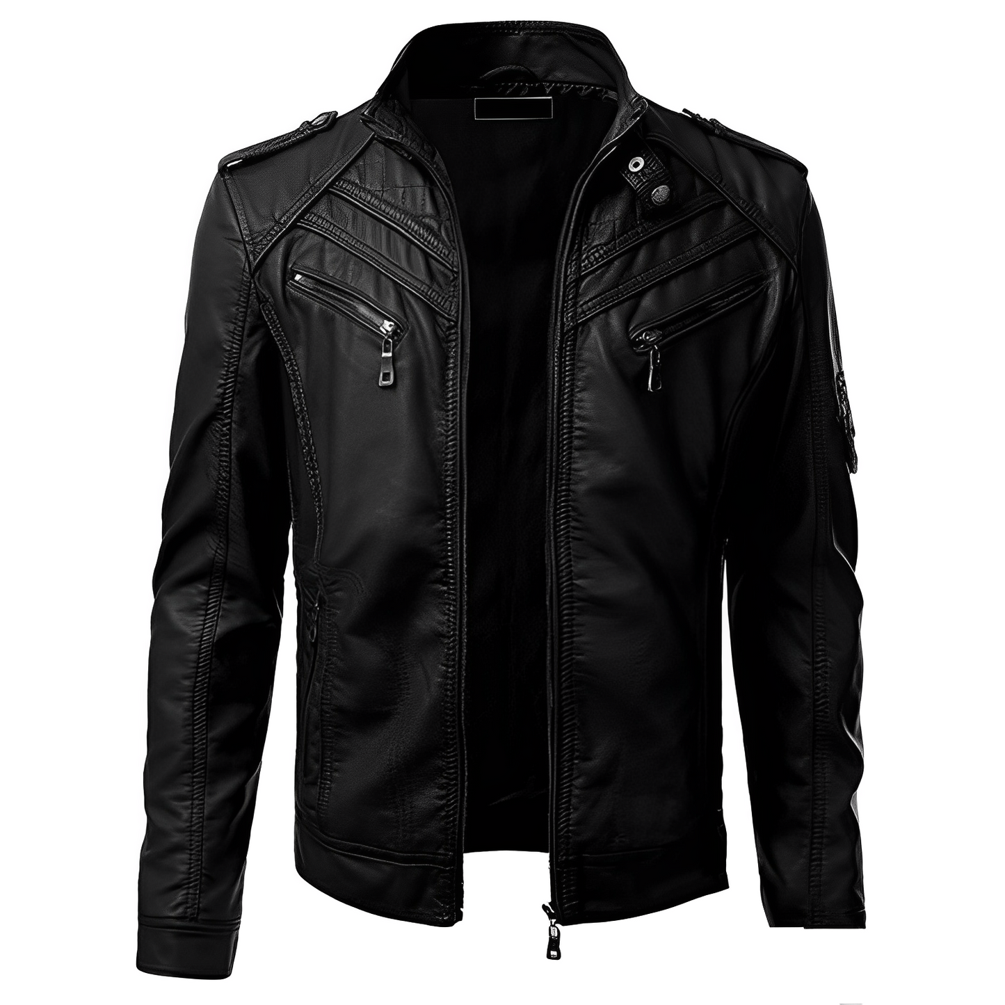 Luxe Leather Men's Jacket – Timeless & Comfortable