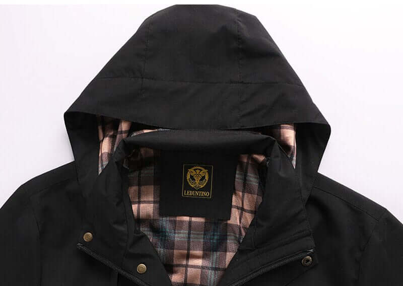 Wind- en Waterdichte Herenjas met Capuchon – Voor Lente & Herfst