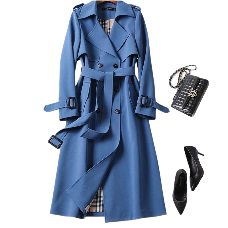 Elegante Trenchcoat voor Dames – Tijdloos, Lichtgewicht en Stijlvol