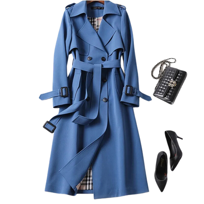 Elegante Trenchcoat voor Dames – Tijdloos, Lichtgewicht en Stijlvol