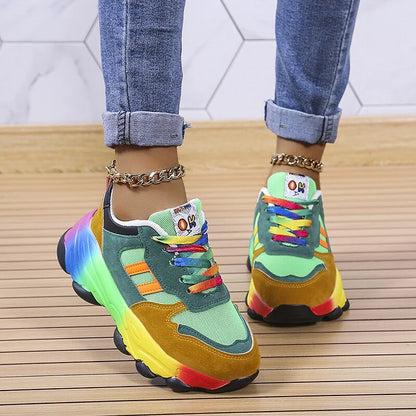 Orthopedische Regenboogschoenen voor Dames – Comfort & Stijl