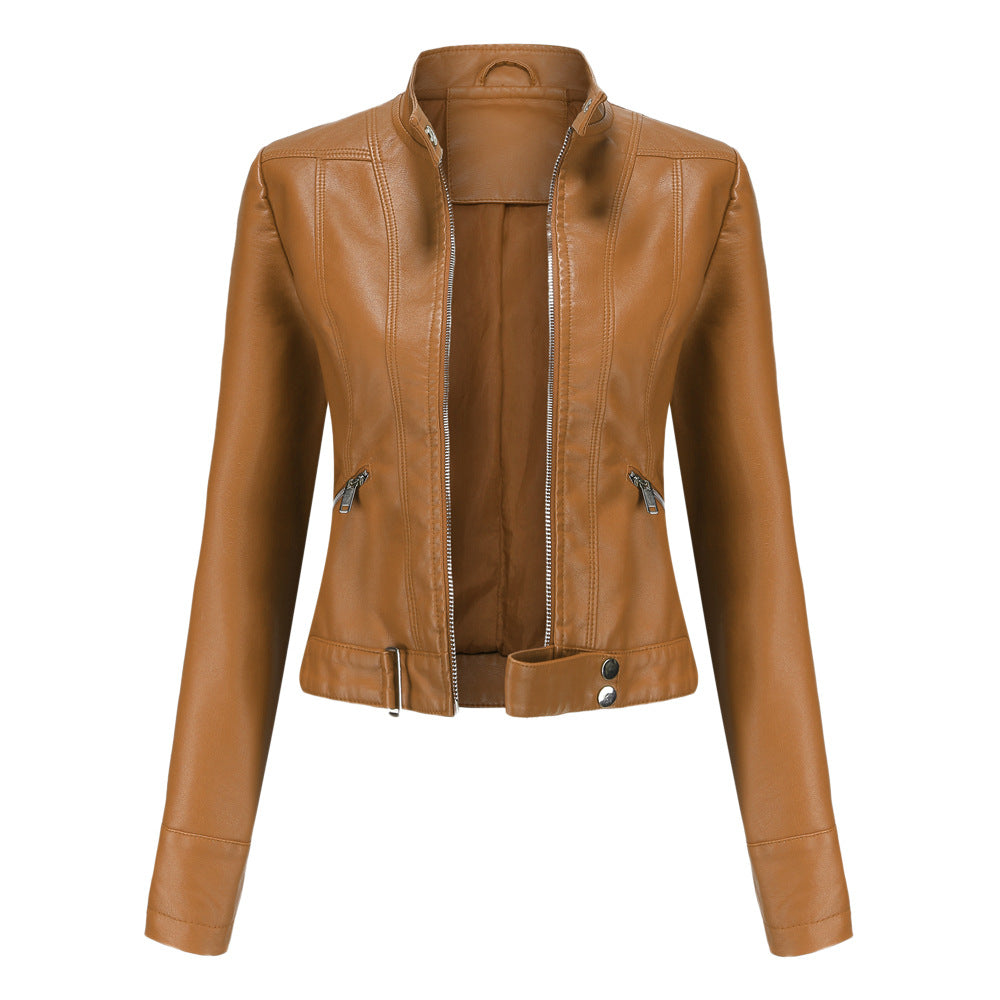 Women's Leather Jacket Elegant – Genuine Leather & Timeless Design