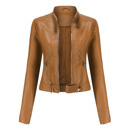 Women's Leather Jacket Elegant – Genuine Leather & Timeless Design