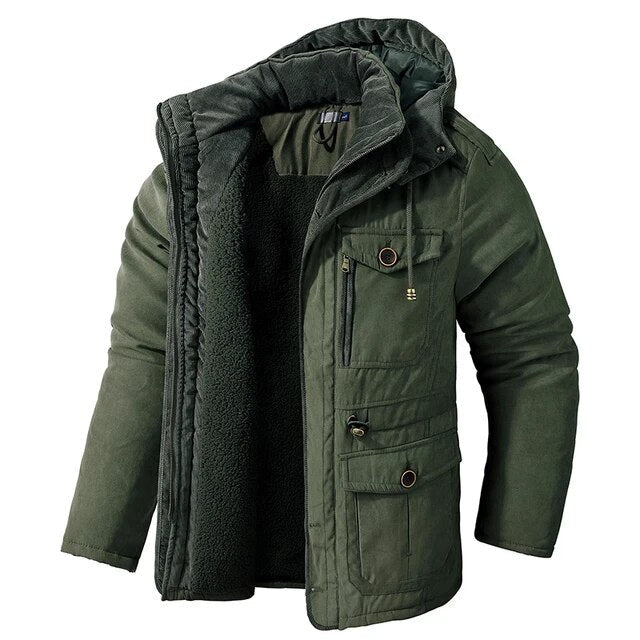 Hans™ Warme Winterjacke mit Pelzfutter