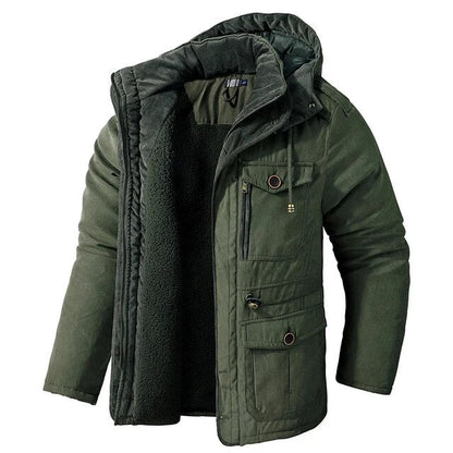 Hans™ Warme Winterjacke mit Pelzfutter
