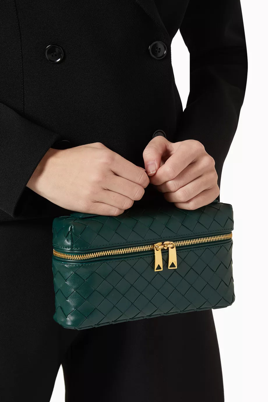 Gevlochten Handtas van Vegan Leer – Elegant & Veelzijdig voor Elke Gelegenheid