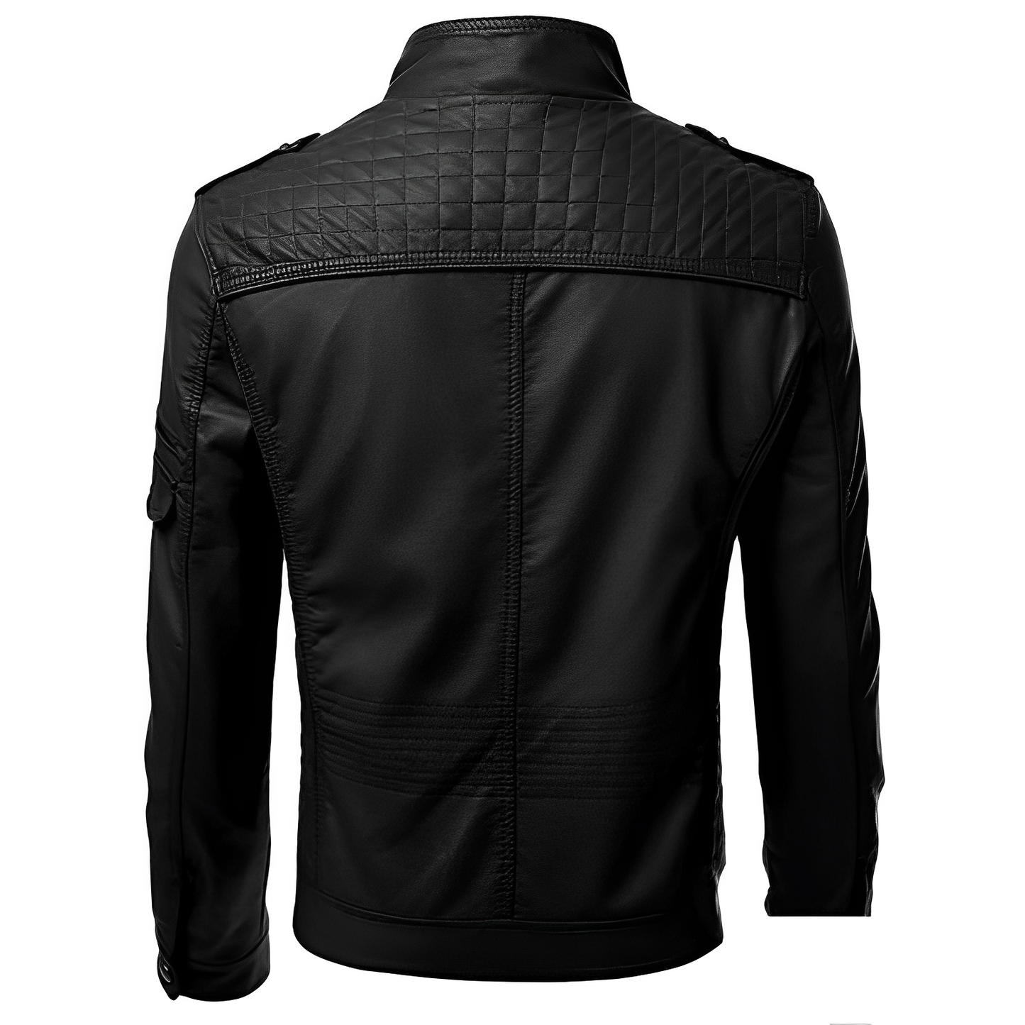 Luxe Leather Men's Jacket – Timeless & Comfortable