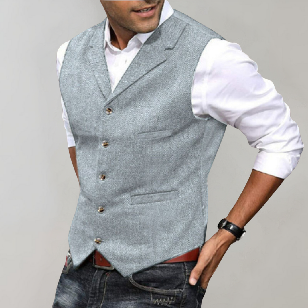Elegant Men's Waistcoat - Stylish & Durable Men's Vest