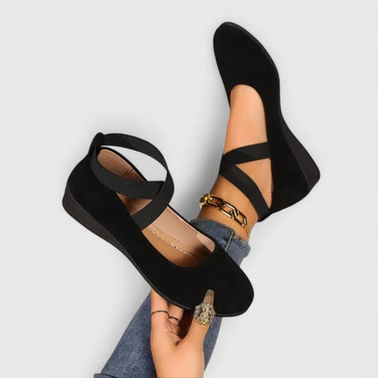 Women's Ballerina Shoes | Elastic Band & Comfort Fit | Casual Elegant Slip-Ons