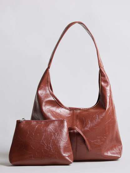 Vegan Leren Tote Bag – Vintage Look & Dagelijkse Elegantie