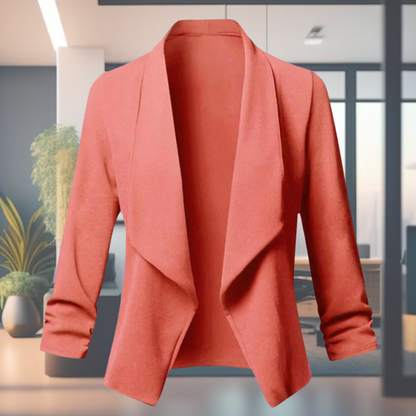 Open Damesblazer met Lange Mouwen – Licht & Elegant