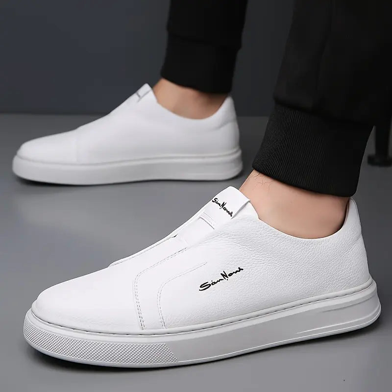 Heren Slip-on Sneakers – Minimalistische Casual Schoenen voor Dagelijks Gebruik