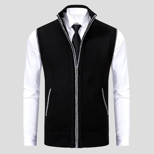 Klassiek Heren Gilet – Mouwloos Vest voor Herfst/Winter