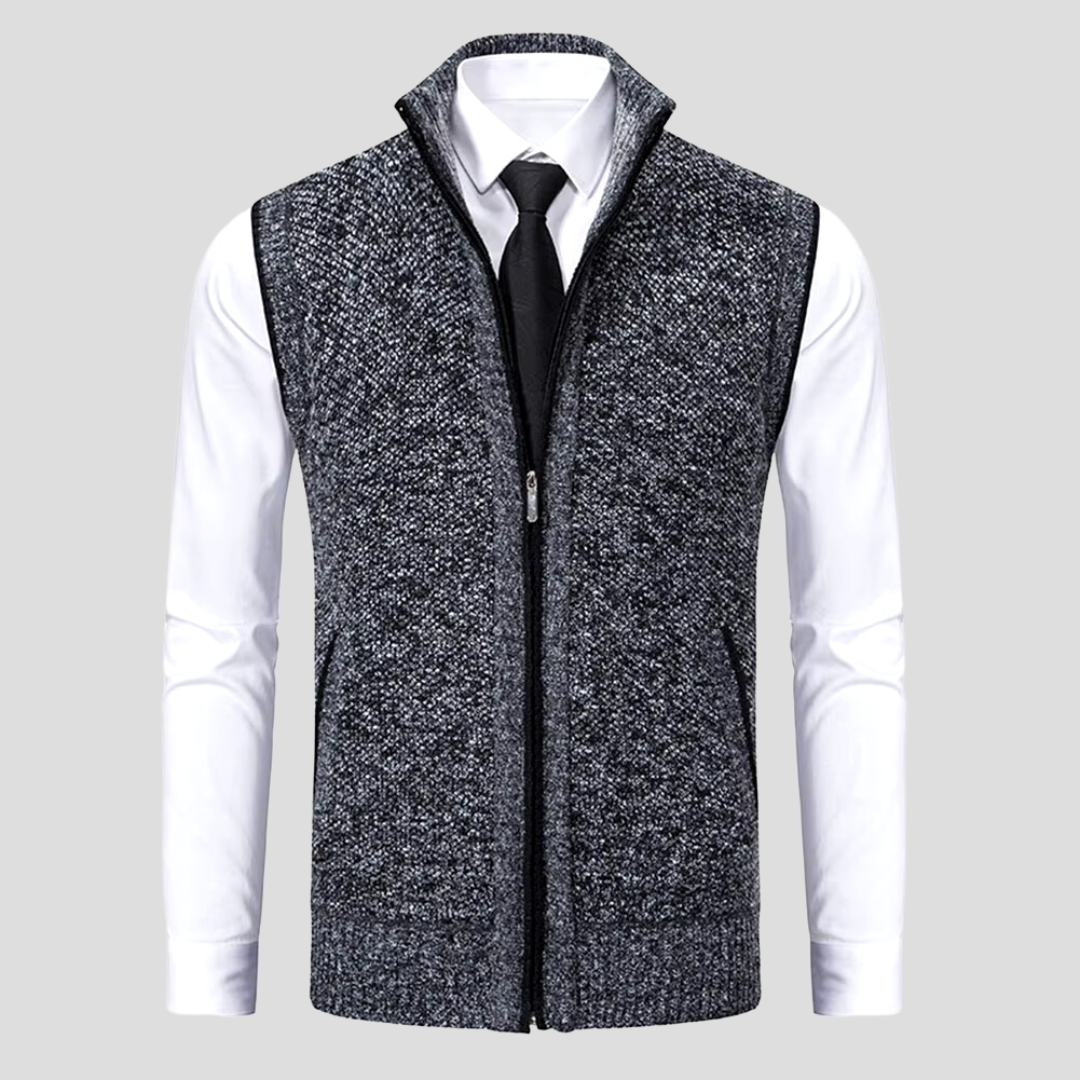 Klassiek Heren Gilet – Mouwloos Vest voor Herfst/Winter