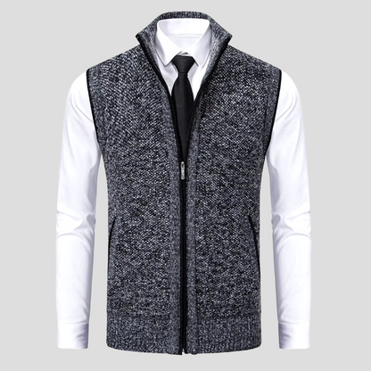 Klassiek Heren Gilet – Mouwloos Vest voor Herfst/Winter