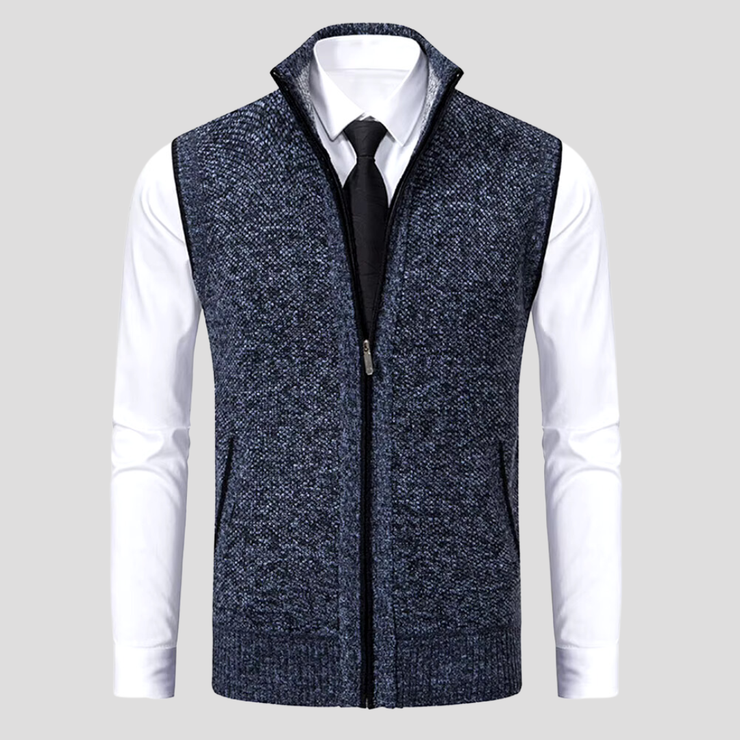 Klassiek Heren Gilet – Mouwloos Vest voor Herfst/Winter