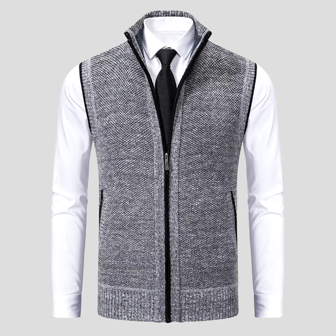 Klassiek Heren Gilet – Mouwloos Vest voor Herfst/Winter