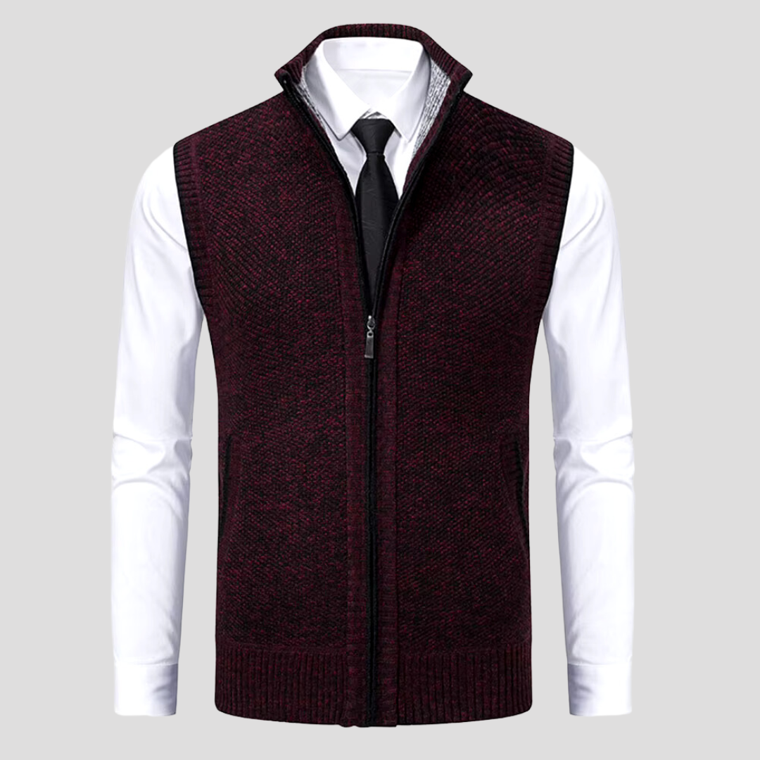 Klassiek Heren Gilet – Mouwloos Vest voor Herfst/Winter