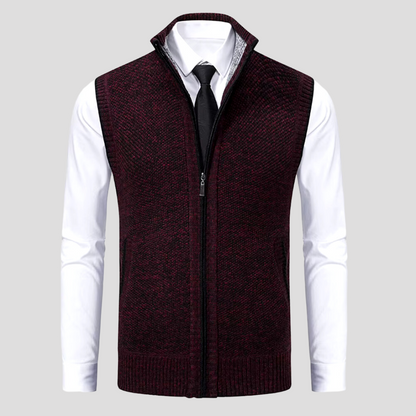 Klassiek Heren Gilet – Mouwloos Vest voor Herfst/Winter