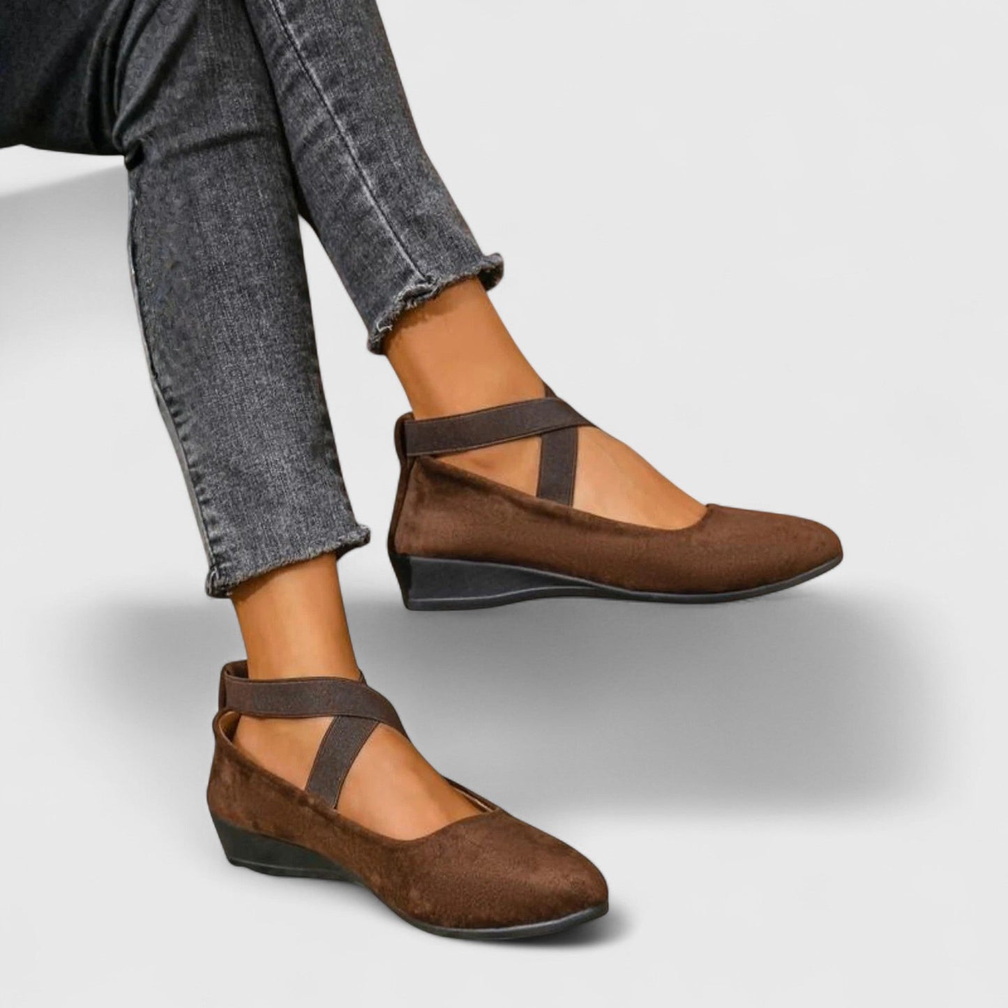 Women's Ballerina Shoes | Elastic Band & Comfort Fit | Casual Elegant Slip-Ons