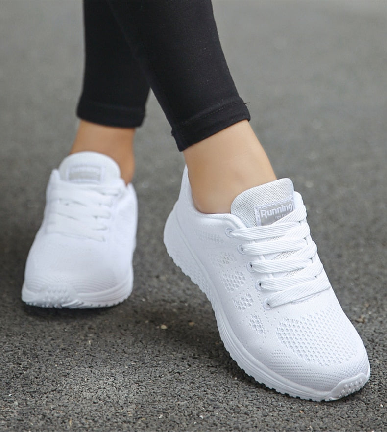 Ergonomic Women's Sneakers with Breathable Comfort