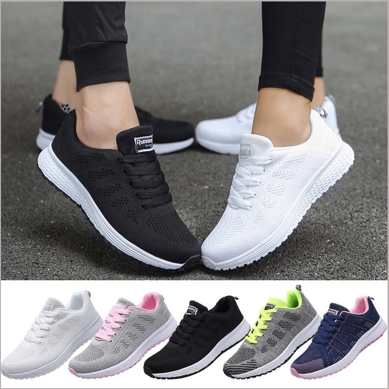 Ergonomic Women's Sneakers with Breathable Comfort