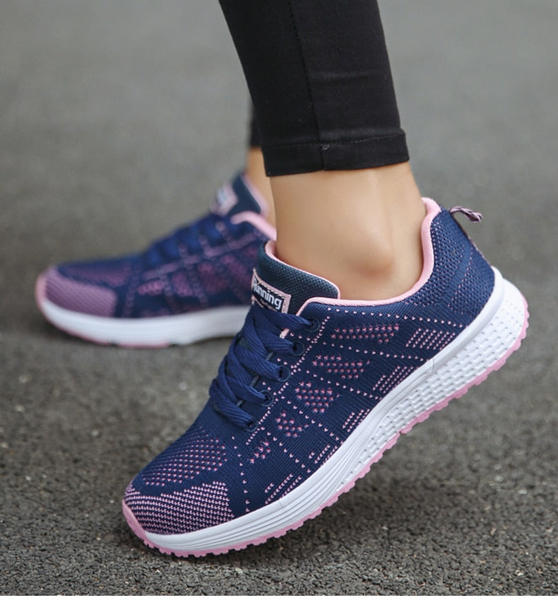 Ergonomic Women's Sneakers with Breathable Comfort