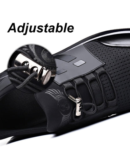 Comfortabele Orthopedische Leren Herenschoenen Premium