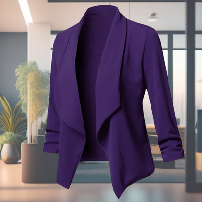 Open Damesblazer met Lange Mouwen – Licht & Elegant
