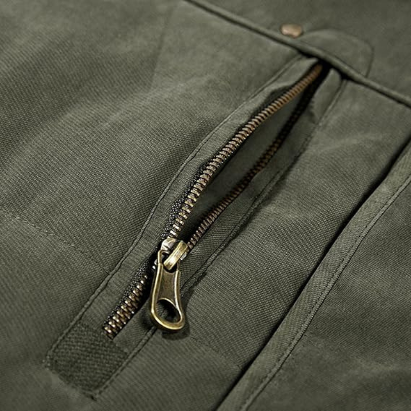 Heren Gewatteerde Outdoor Winterjas met Capuchon – Ideaal voor Herfst en Winter