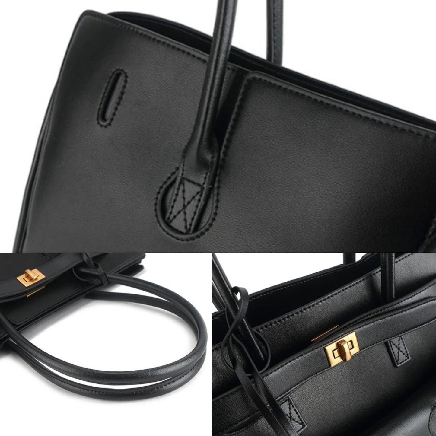 Elegante Vegan Leren Handtas – Tijdloze Klasse & Praktisch Ontwerp