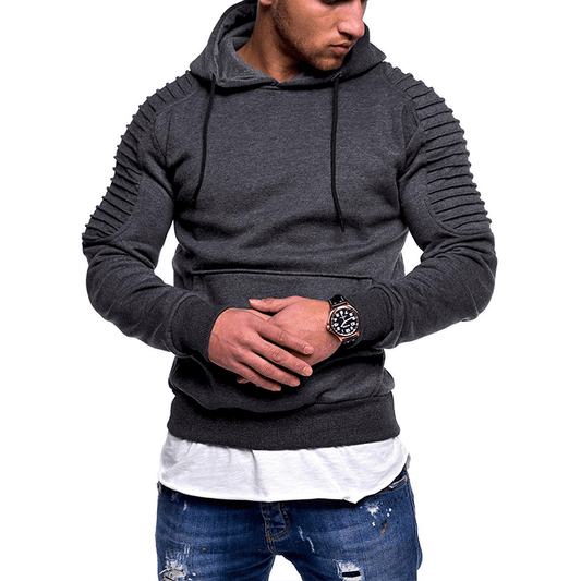 Lightweight Men's Hoodie with Hood and Long Sleeves