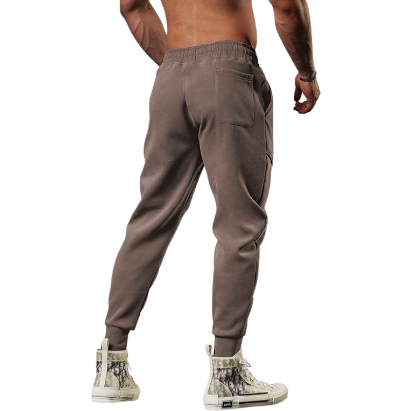 Lichtgewicht Fleece Joggingbroek Heren – Cargo Design – Tapered Pasvorm