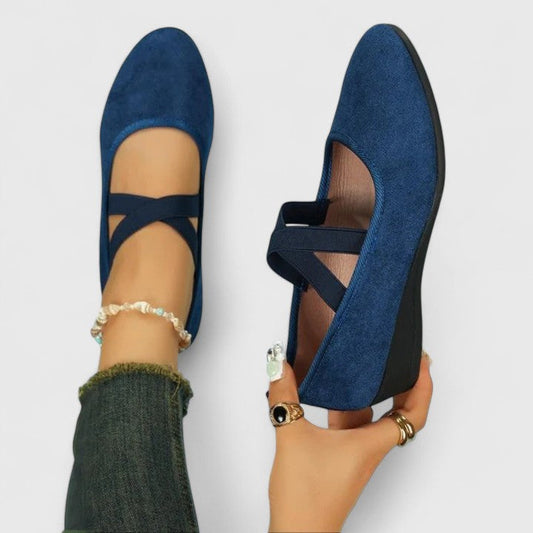 Women's Ballerina Shoes | Elastic Band & Comfort Fit | Casual Elegant Slip-Ons