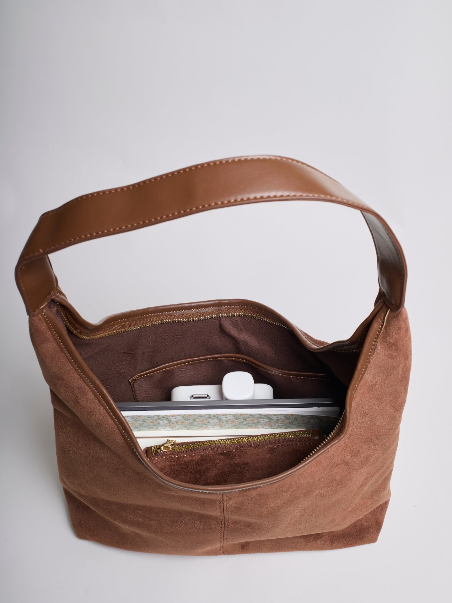 Halfronde Vegan Leren Tote Tas – Stijlvol, Praktisch & Duurzaam