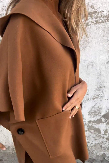 Oversized Losvallende Cape Jas Dames