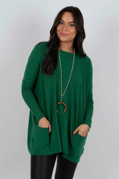 Casual Losse Damestrui met Lange Mouwen – Comfortabel & Modern