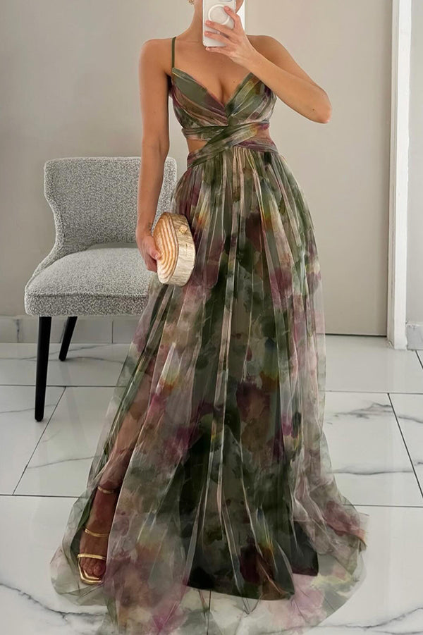 Giselle - Lange Bloemenjurk voor Dames